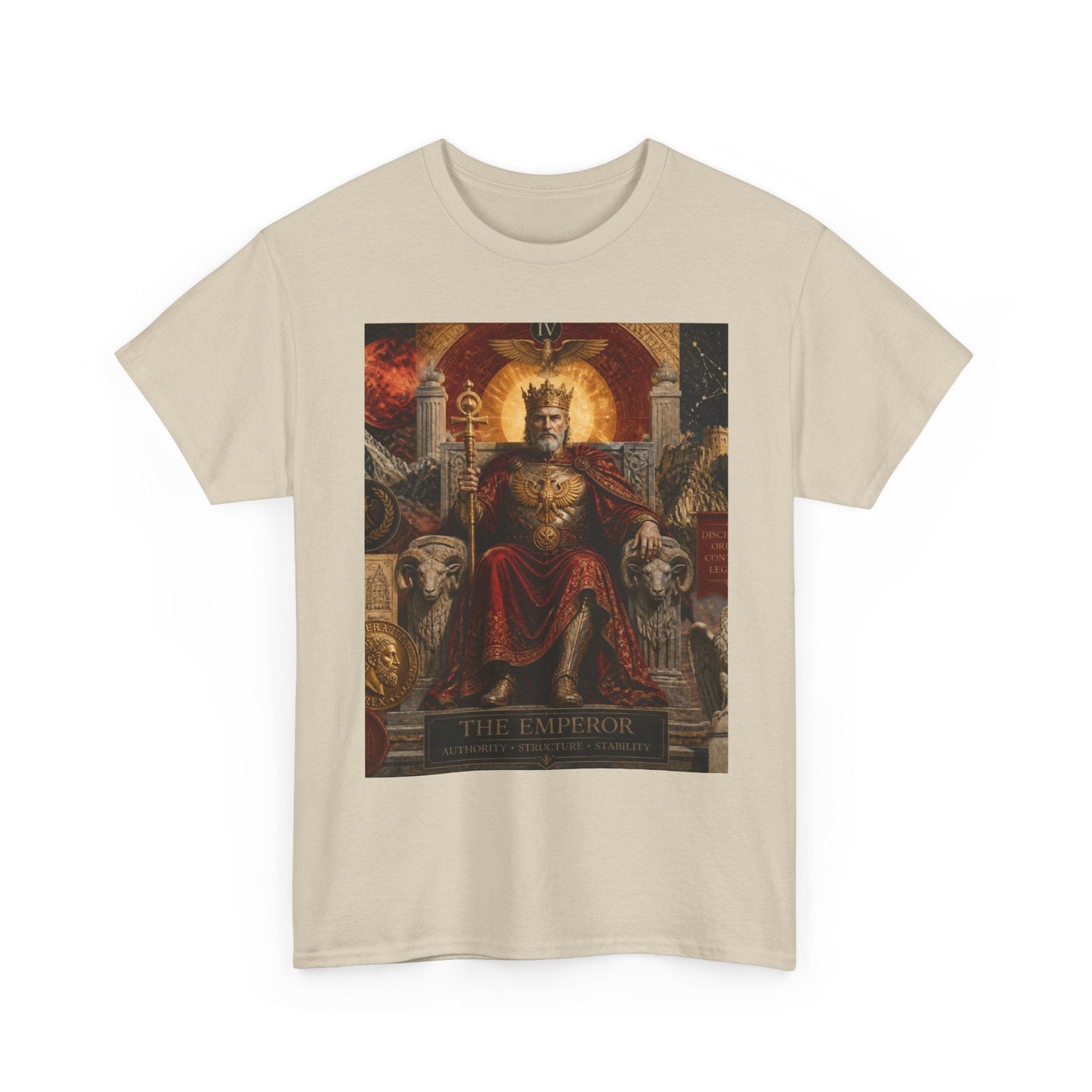 Tarot The Emperor T-Shirt – Vintage Occult Card Graphic Tee - Erudition Designs