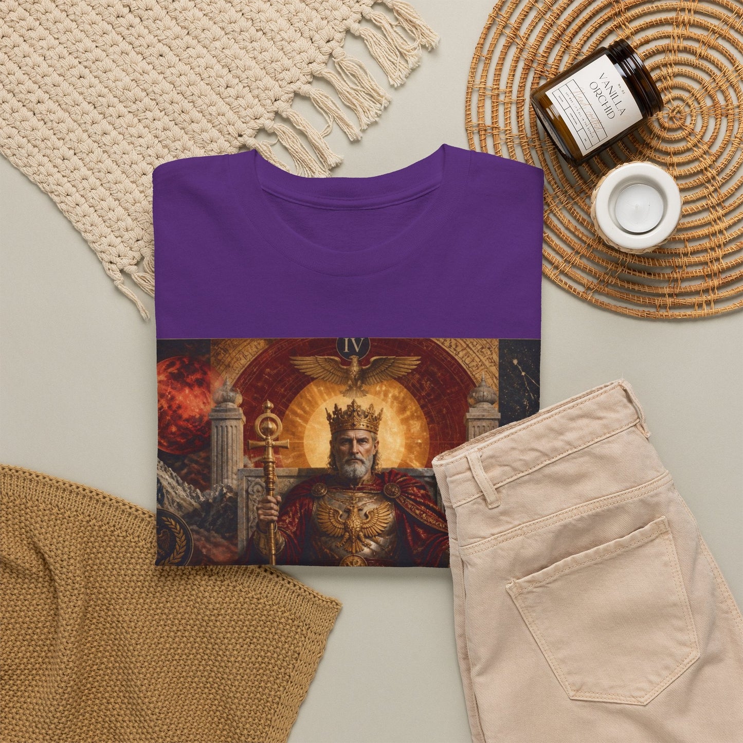 Tarot The Emperor T-Shirt – Vintage Occult Card Graphic Tee - Erudition Designs