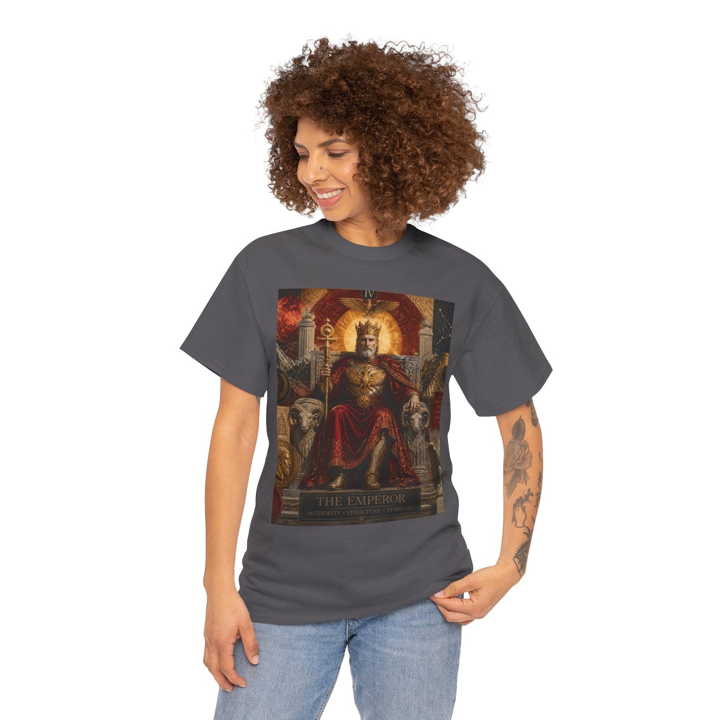 Tarot The Emperor T-Shirt – Vintage Occult Card Graphic Tee - Erudition Designs