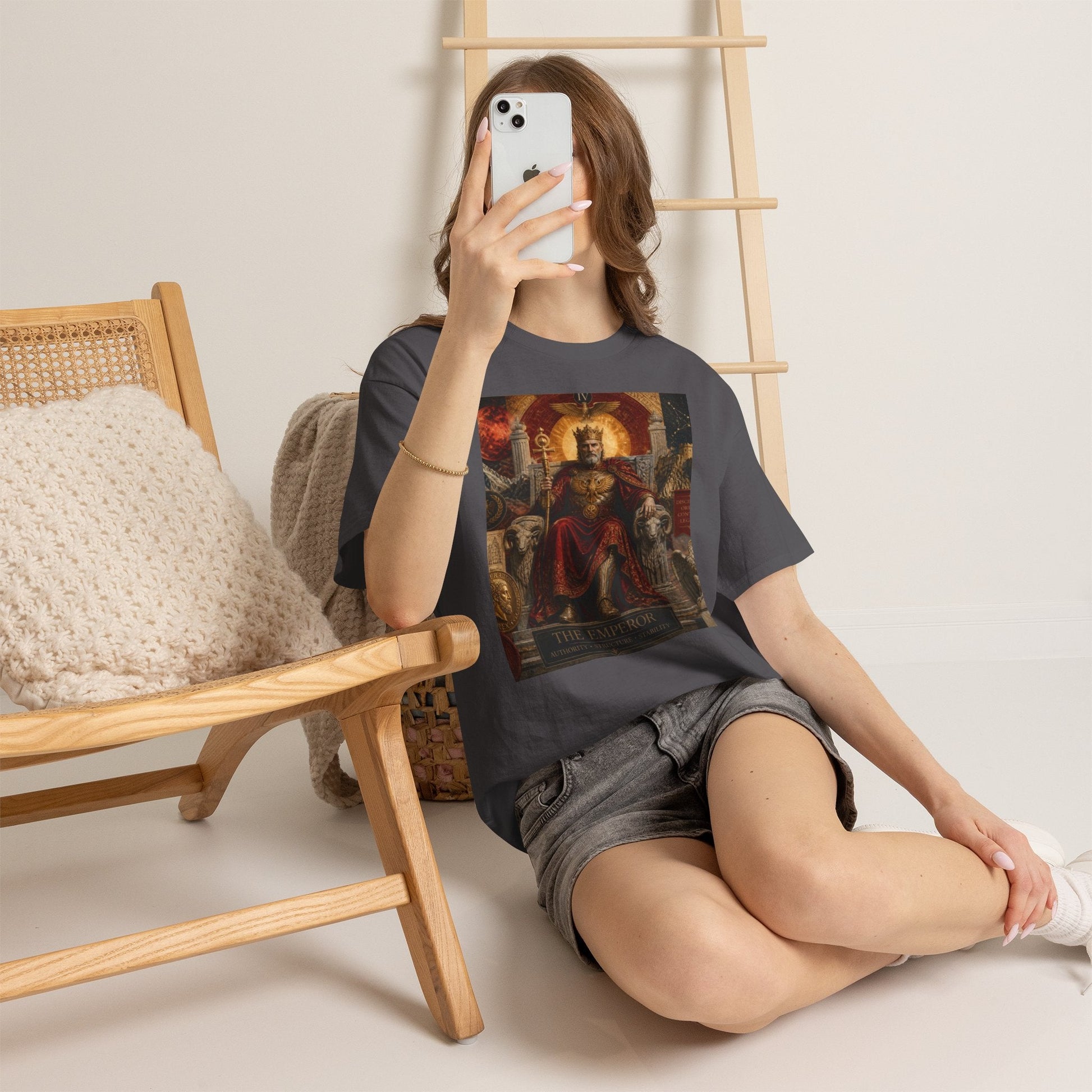 Tarot The Emperor T-Shirt – Vintage Occult Card Graphic Tee - Erudition Designs