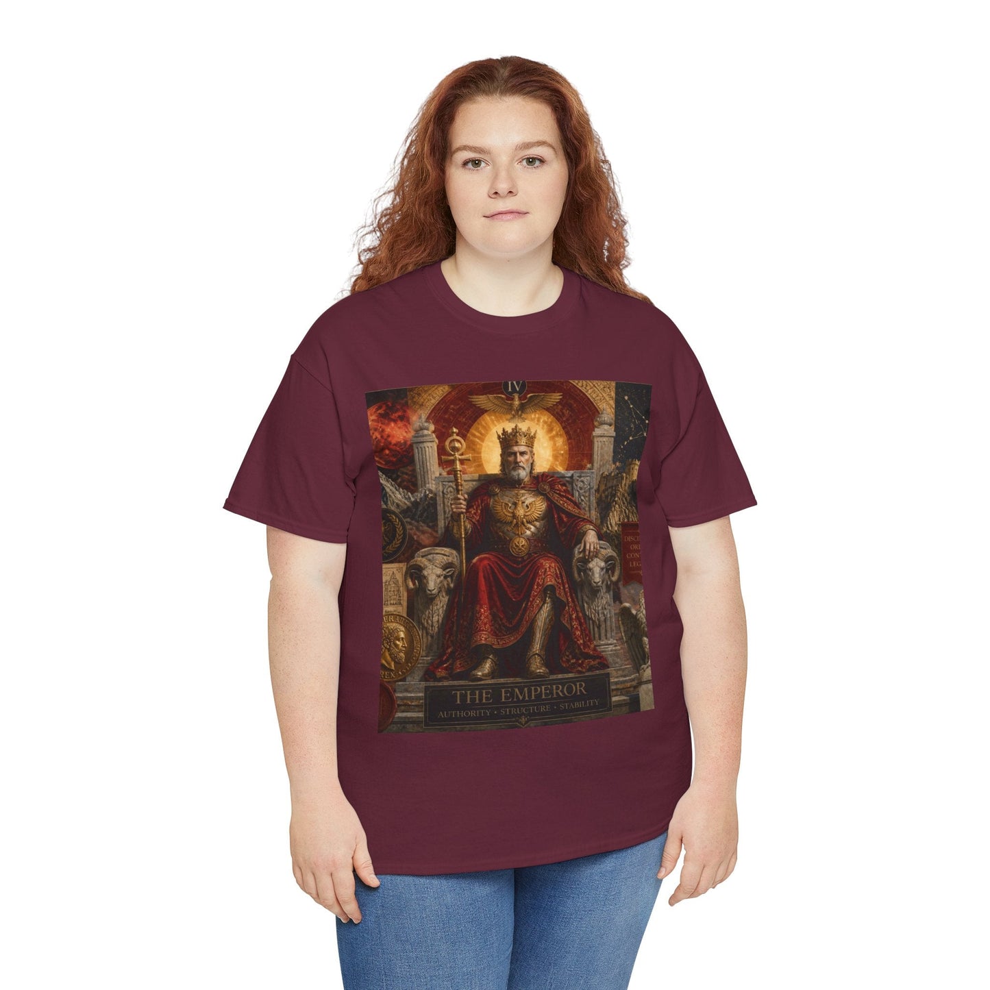 Tarot The Emperor T-Shirt – Vintage Occult Card Graphic Tee - Erudition Designs