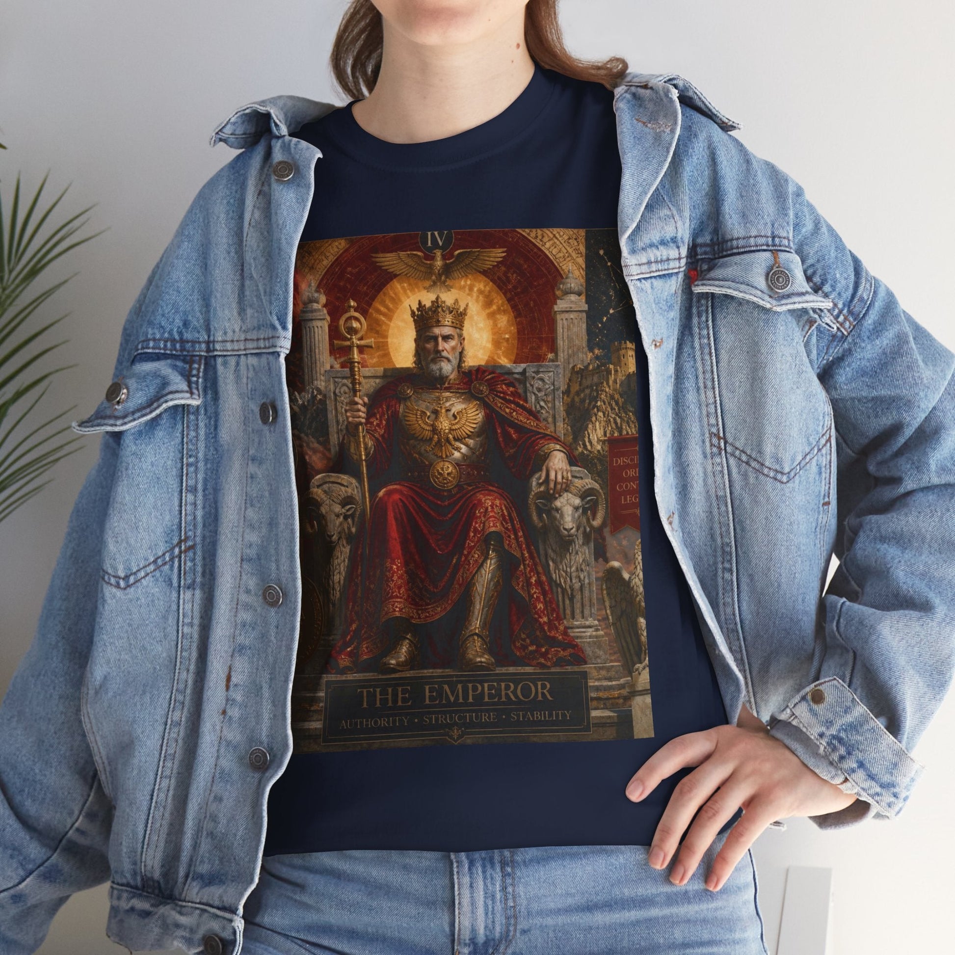 Tarot The Emperor T-Shirt – Vintage Occult Card Graphic Tee - Erudition Designs