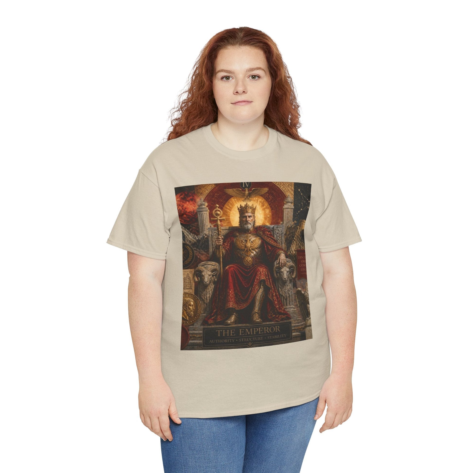 Tarot The Emperor T-Shirt – Vintage Occult Card Graphic Tee - Erudition Designs