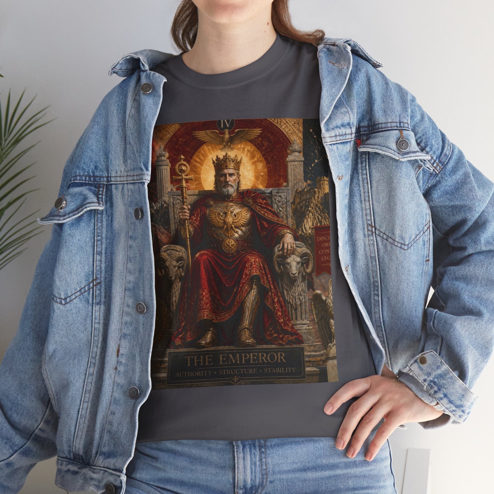 Tarot The Emperor T-Shirt – Vintage Occult Card Graphic Tee - Erudition Designs