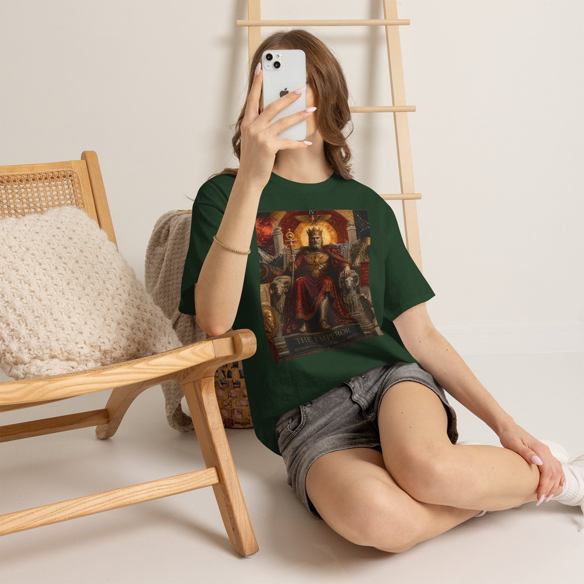 Tarot The Emperor T-Shirt – Vintage Occult Card Graphic Tee - Erudition Designs
