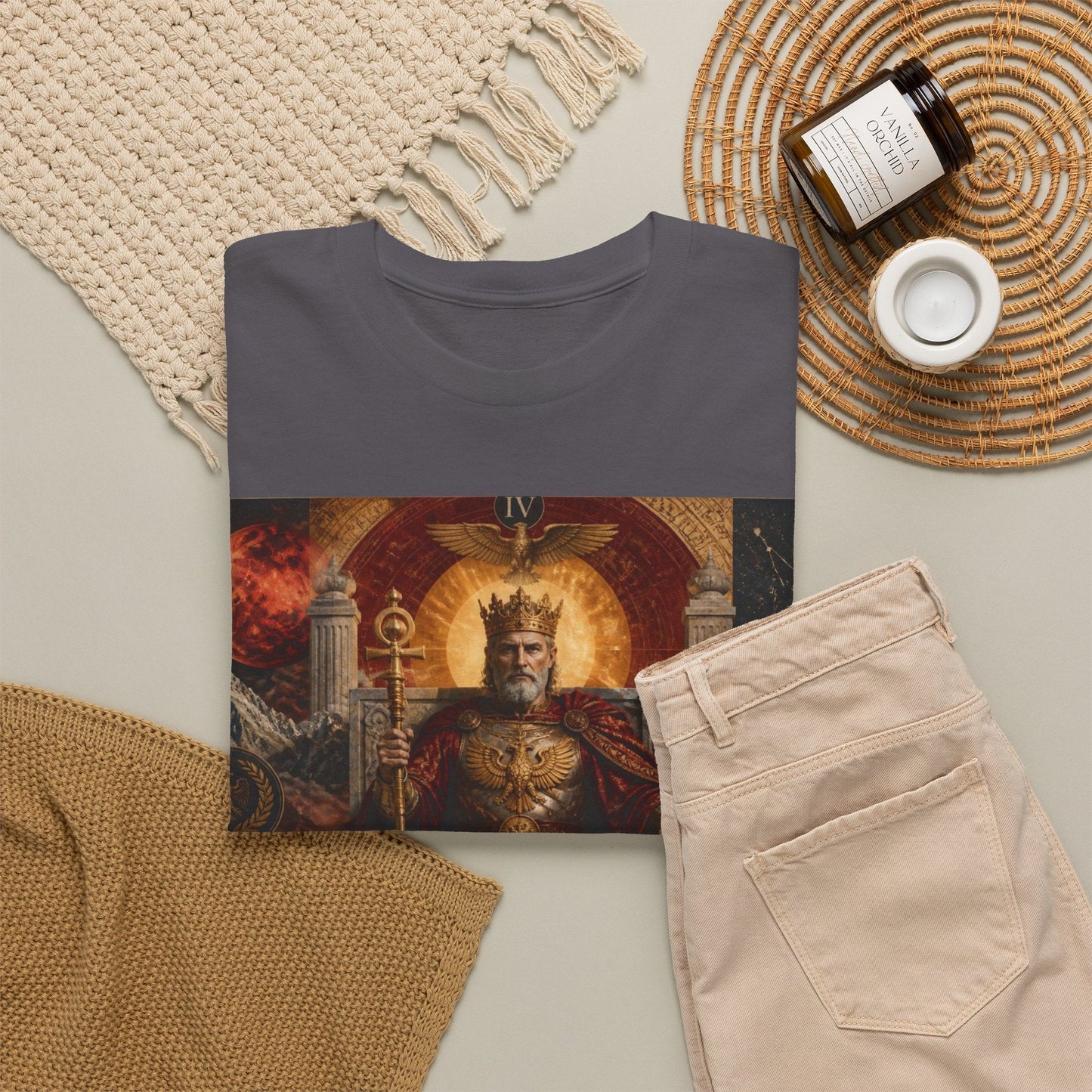Tarot The Emperor T-Shirt – Vintage Occult Card Graphic Tee - Erudition Designs