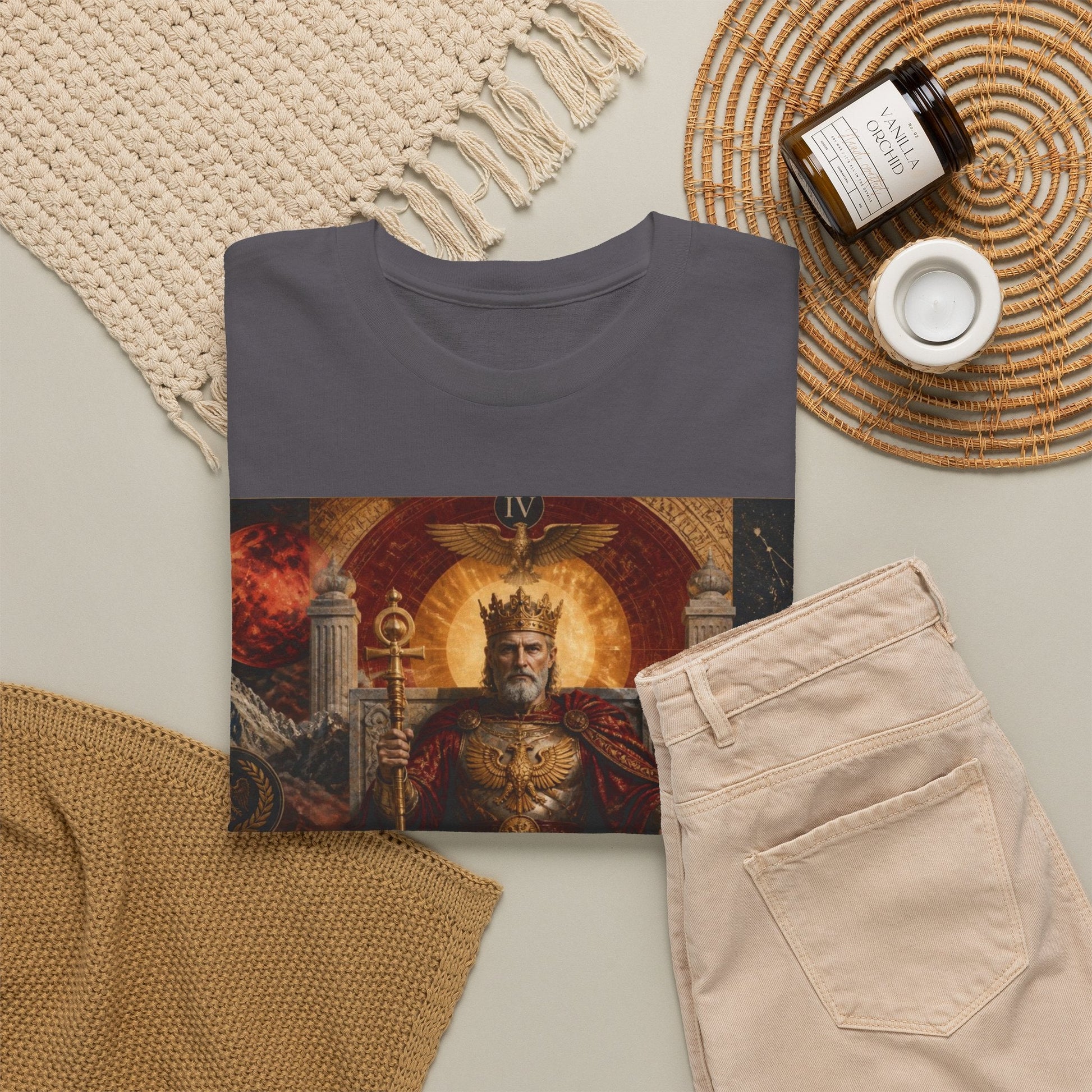 Tarot The Emperor T-Shirt – Vintage Occult Card Graphic Tee - Erudition Designs