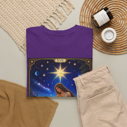 Tarot 'The Star' Graphic Tee — Mystical Astrology Card Shirt - T-Shirt - Printify