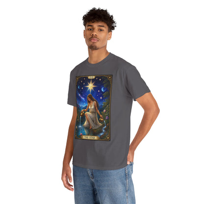 Tarot 'The Star' Graphic Tee — Mystical Astrology Card Shirt - T-Shirt - Printify