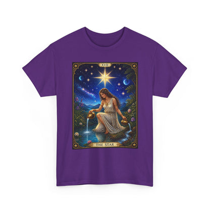 Tarot 'The Star' Graphic Tee — Mystical Astrology Card Shirt - T-Shirt - Printify