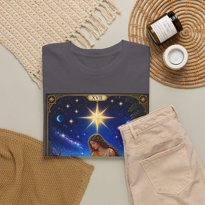 Tarot 'The Star' Graphic Tee — Mystical Astrology Card Shirt - T-Shirt - Printify