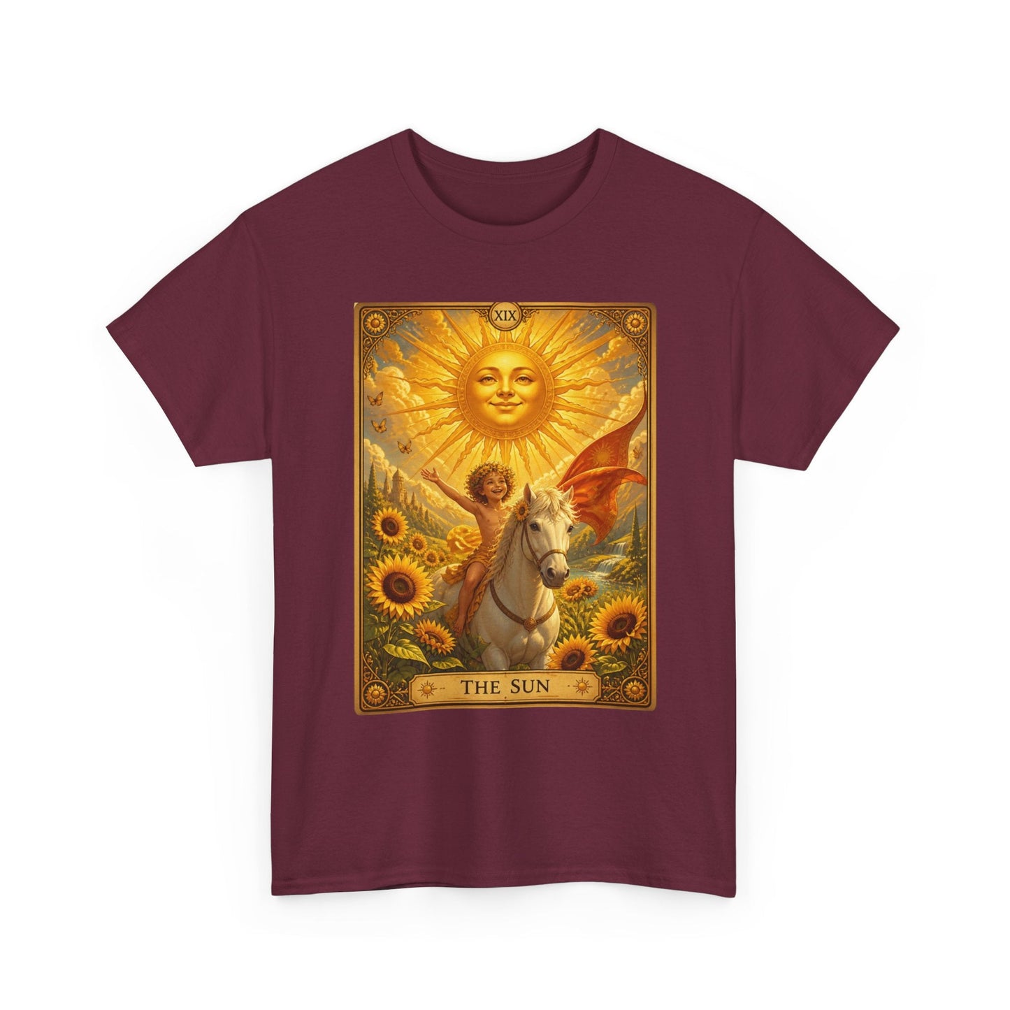 Tarot The Sun T-Shirt — Tarot Card Tee - T-Shirt - Printify