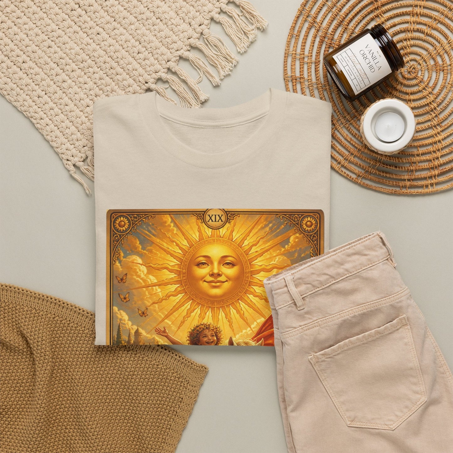 Tarot The Sun T-Shirt — Tarot Card Tee - T-Shirt - Printify
