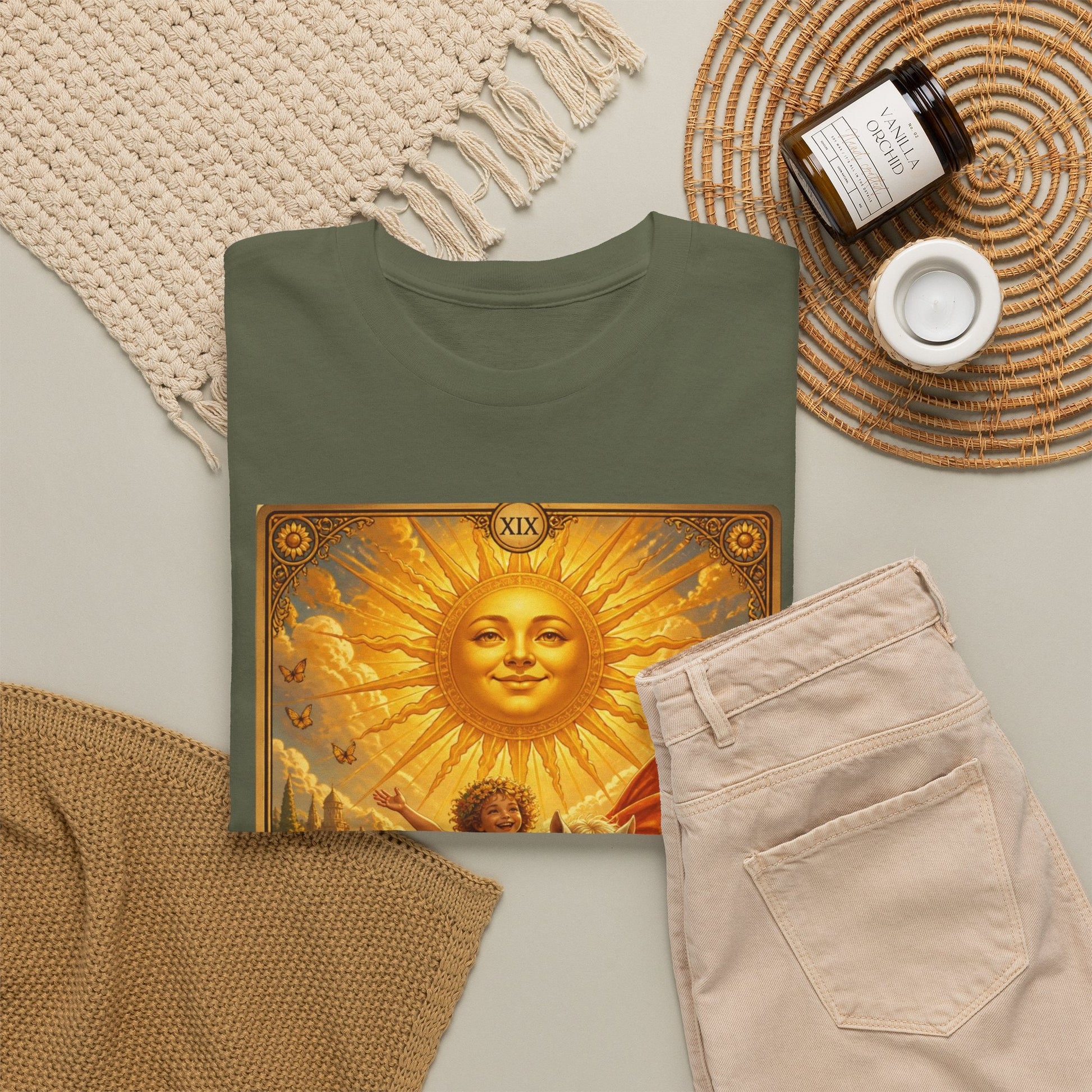 Tarot The Sun T-Shirt — Tarot Card Tee - T-Shirt - Printify