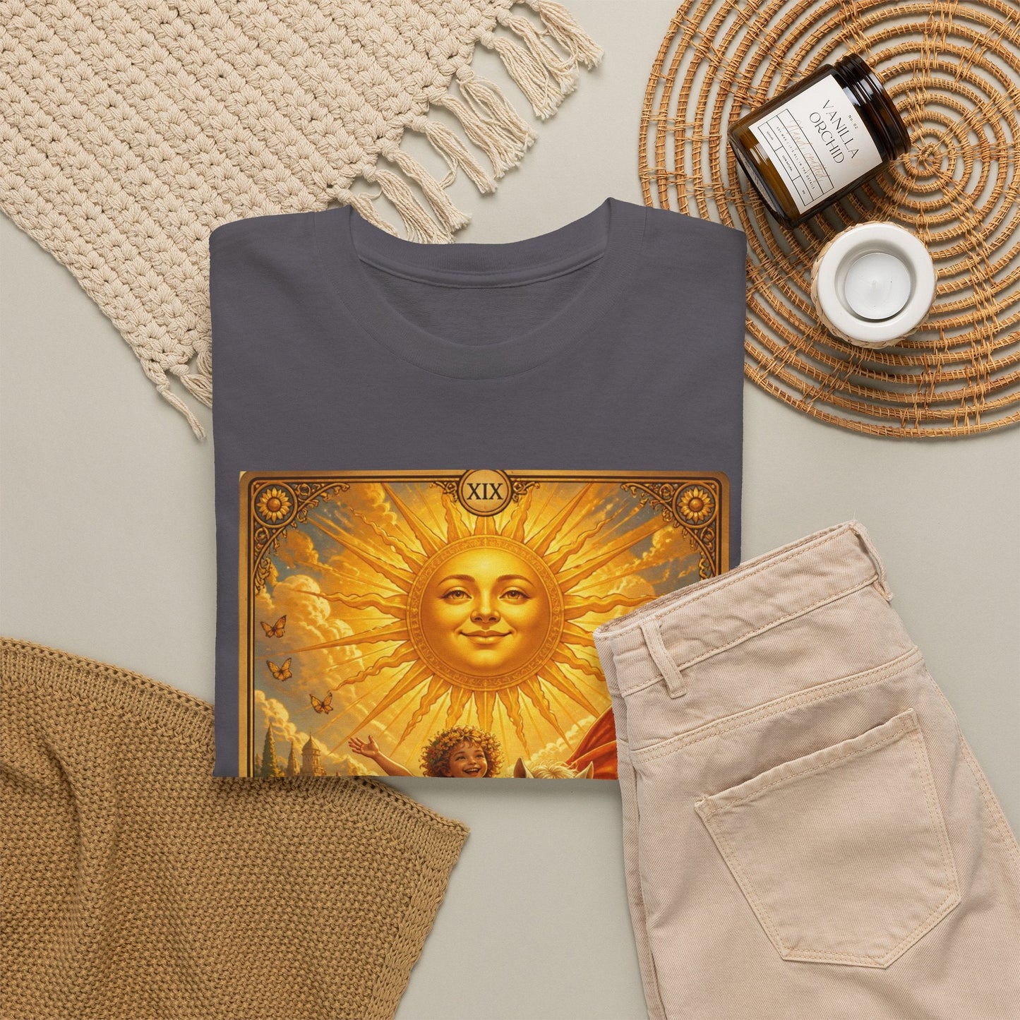 Tarot The Sun T-Shirt — Tarot Card Tee - T-Shirt - Printify