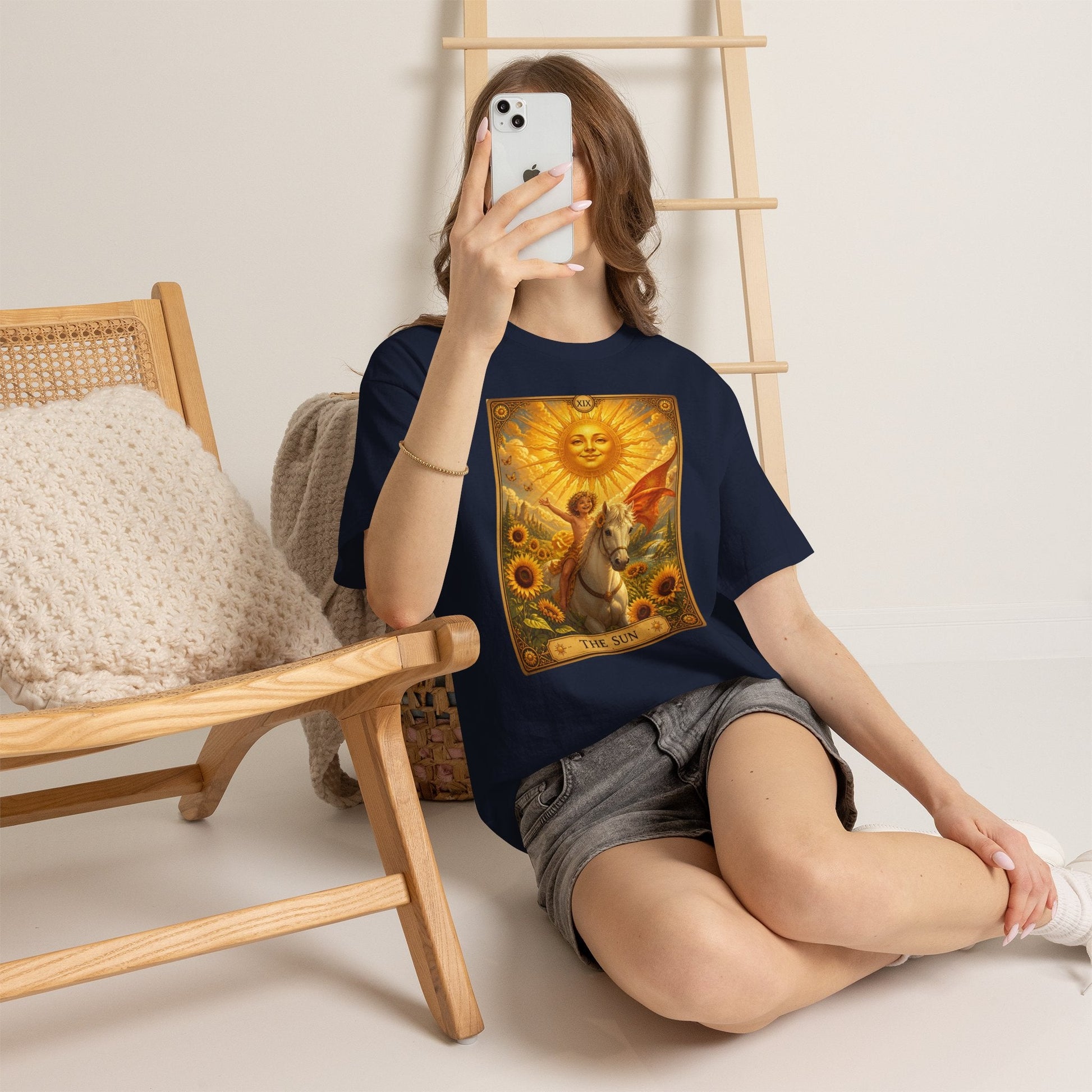 Tarot The Sun T-Shirt — Tarot Card Tee - T-Shirt - Printify
