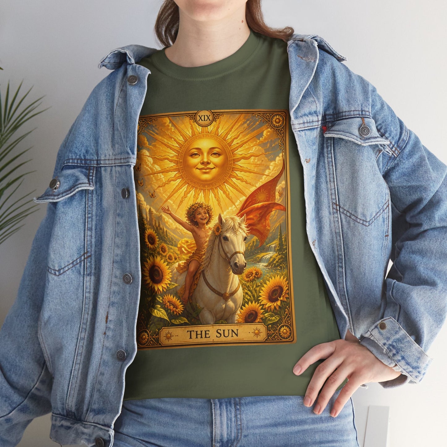 Tarot The Sun T-Shirt — Tarot Card Tee - T-Shirt - Printify