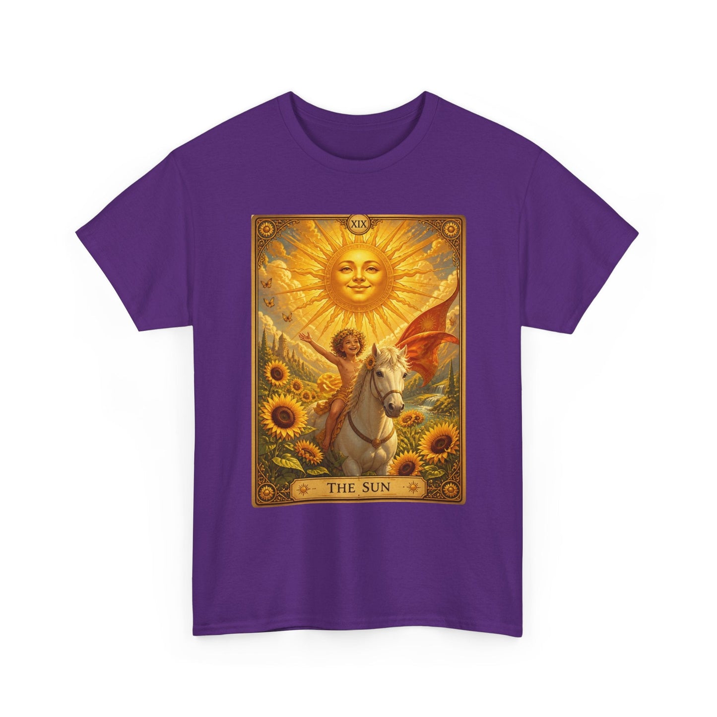 Tarot The Sun T-Shirt — Tarot Card Tee - T-Shirt - Printify