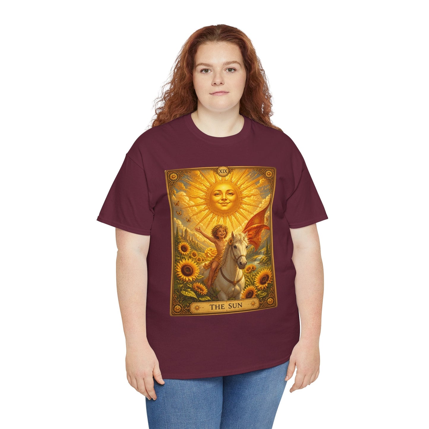 Tarot The Sun T-Shirt — Tarot Card Tee - T-Shirt - Printify