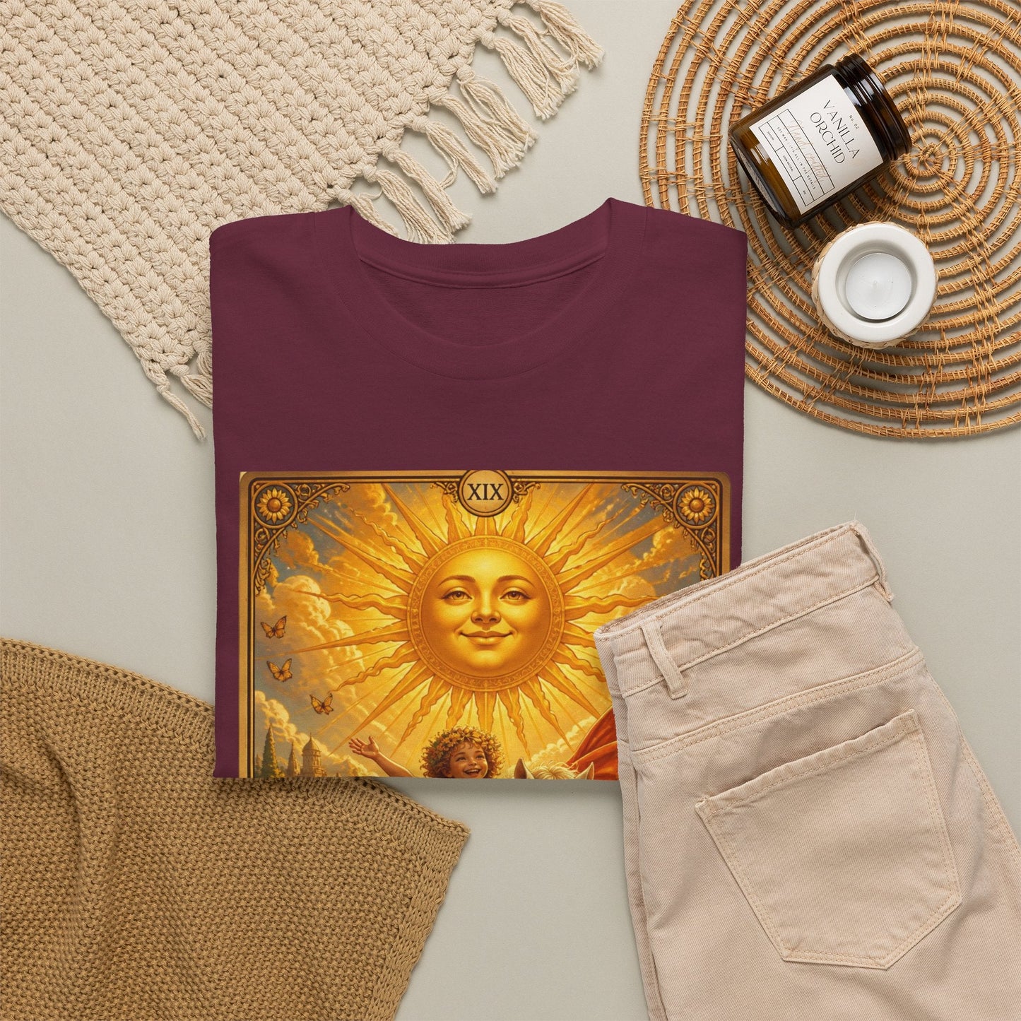 Tarot The Sun T-Shirt — Tarot Card Tee - T-Shirt - Printify