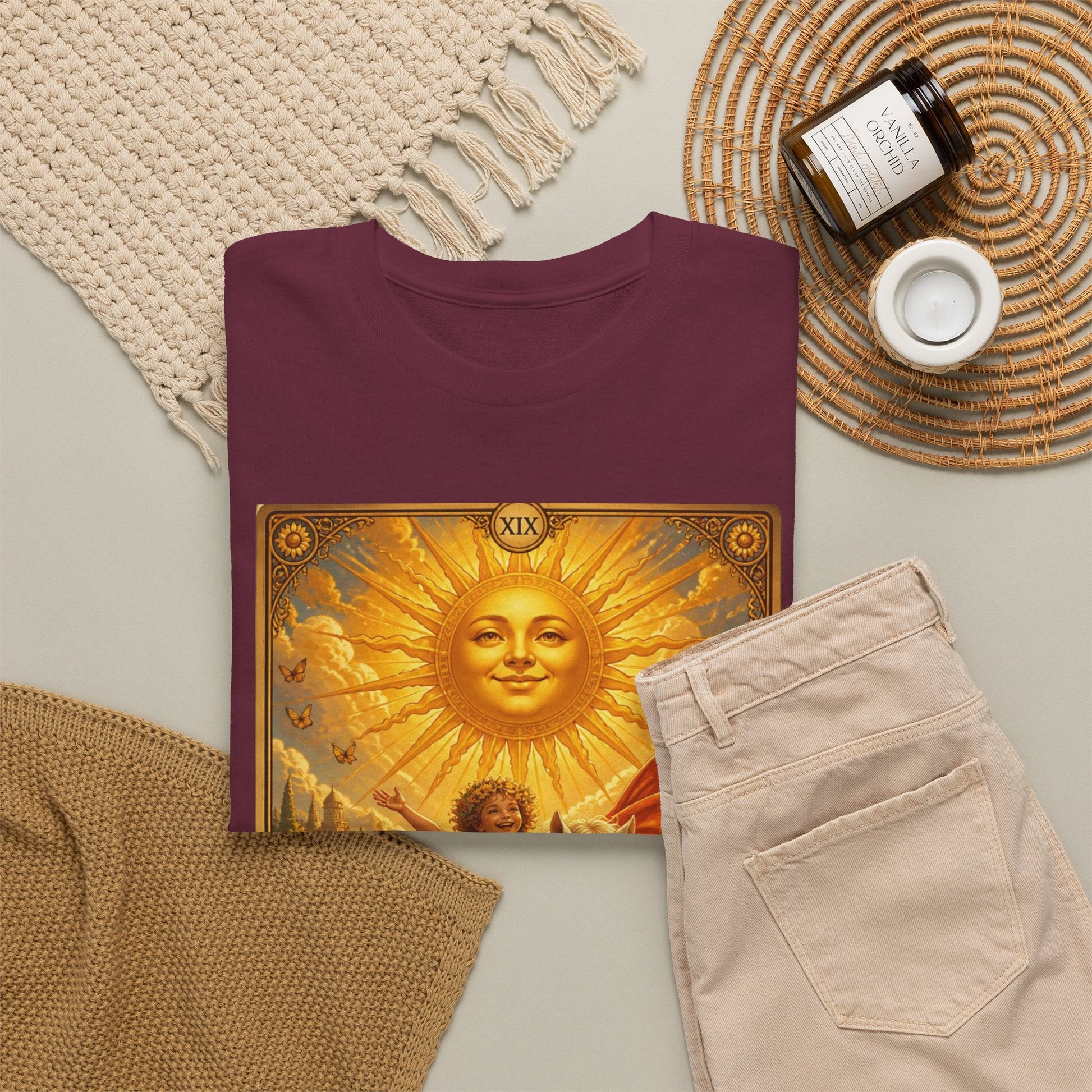 Tarot The Sun T-Shirt — Tarot Card Tee - T-Shirt - Printify