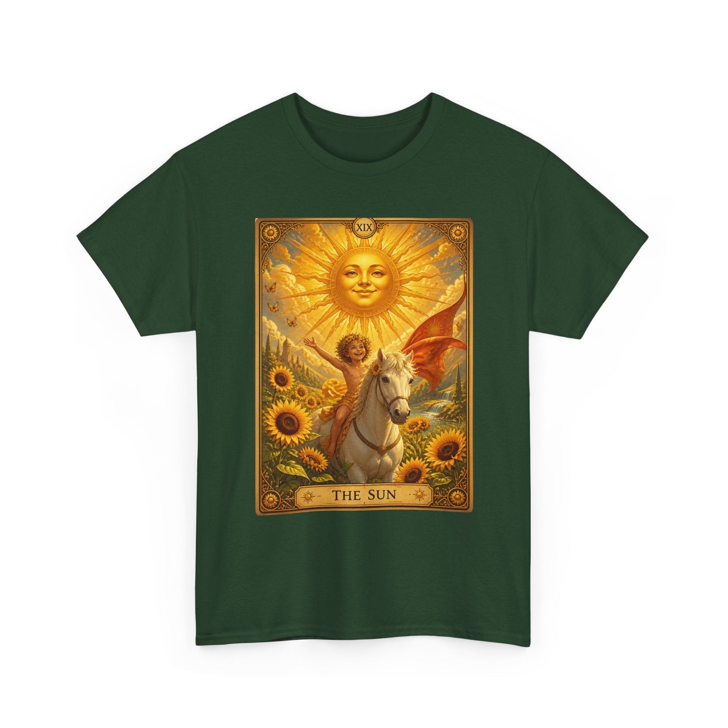 Tarot The Sun T-Shirt — Tarot Card Tee - T-Shirt - Printify