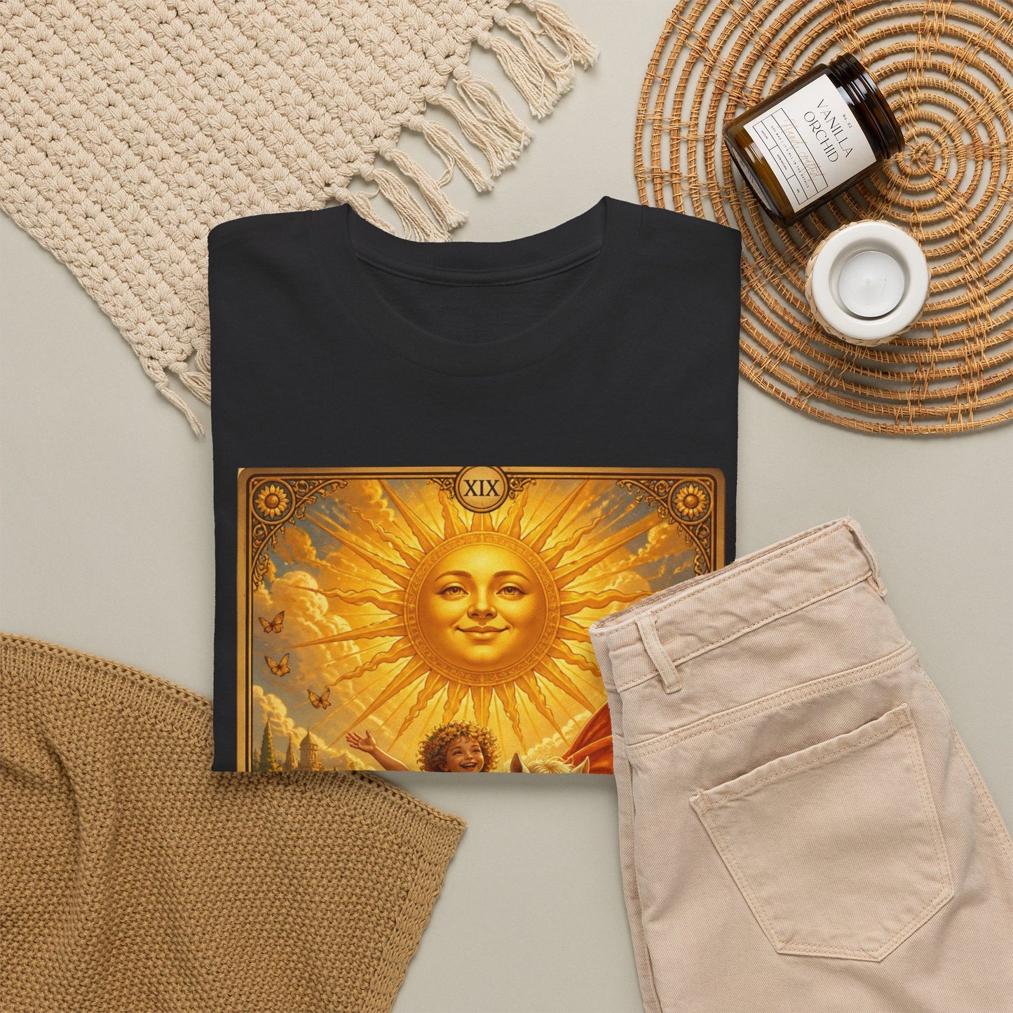 Tarot The Sun T-Shirt — Tarot Card Tee - T-Shirt - Printify