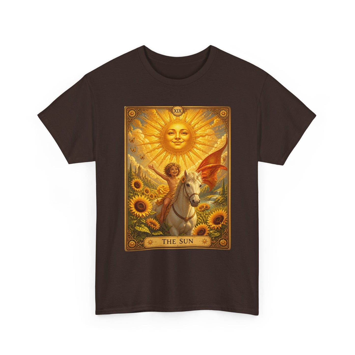 Tarot The Sun T-Shirt — Tarot Card Tee - T-Shirt - Printify