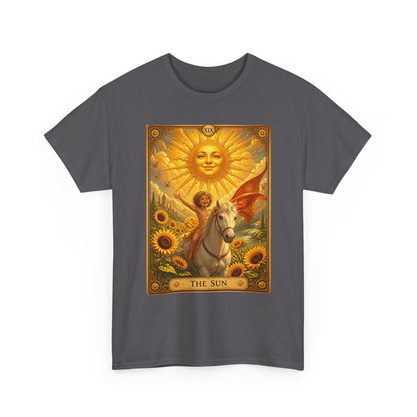 Tarot The Sun T-Shirt — Tarot Card Tee - T-Shirt - Printify