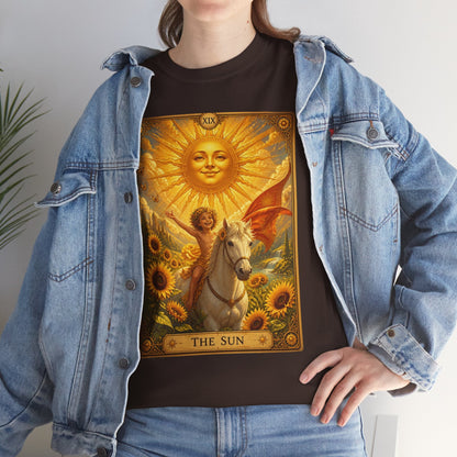 Tarot The Sun T-Shirt — Tarot Card Tee - T-Shirt - Printify