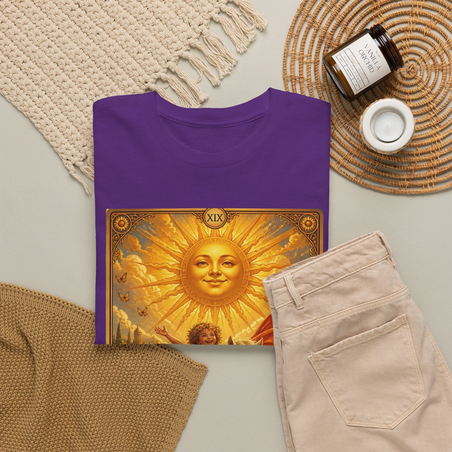 Tarot The Sun T-Shirt — Tarot Card Tee - T-Shirt - Printify