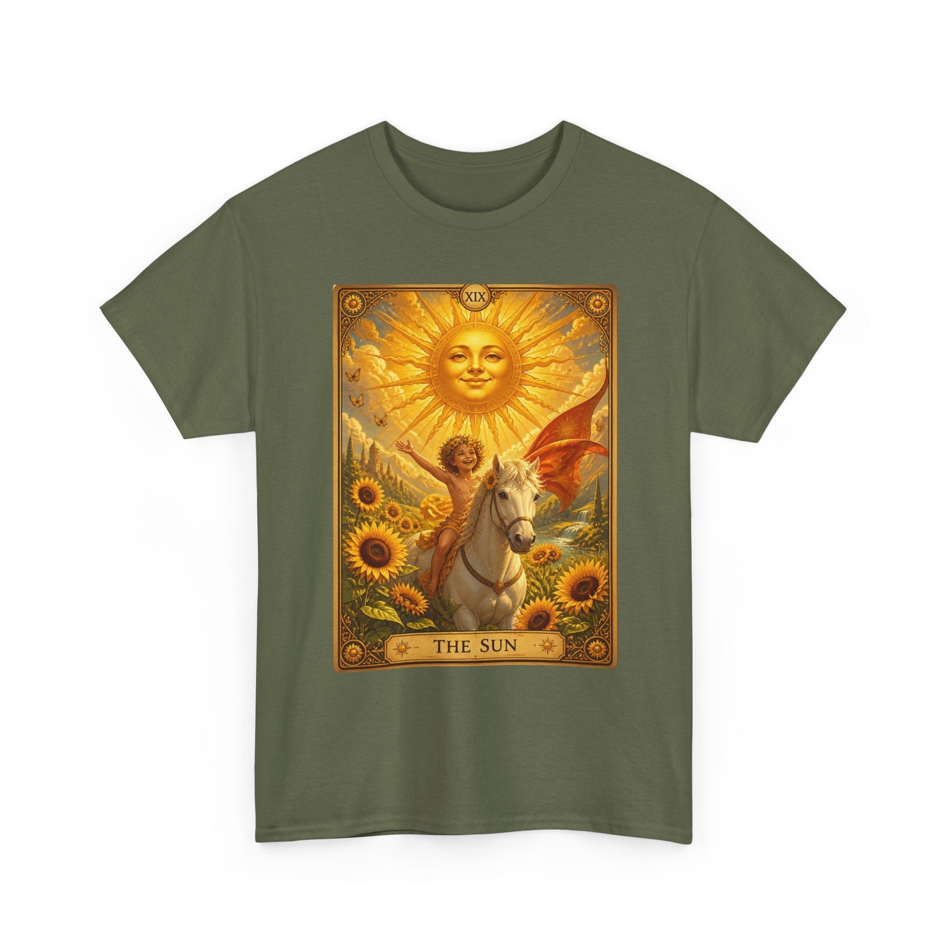 Tarot The Sun T-Shirt — Tarot Card Tee - T-Shirt - Printify