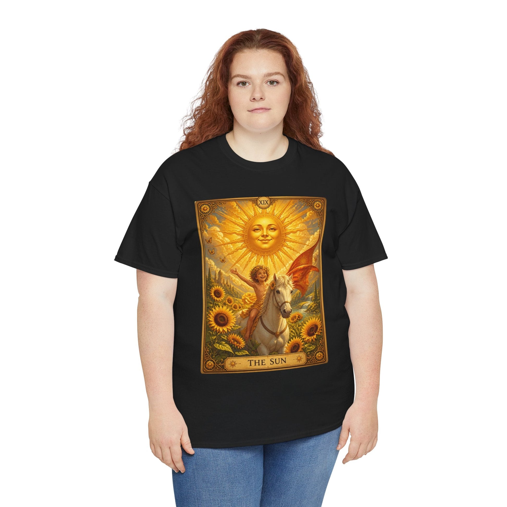 Tarot The Sun T-Shirt — Tarot Card Tee - T-Shirt - Printify