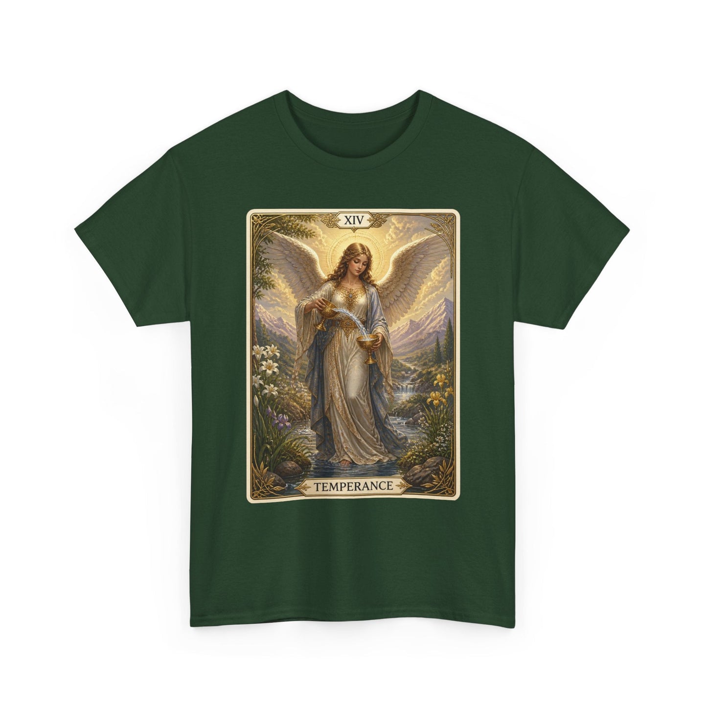 Temperance Tarot Tee — Angel Tarot Card T-Shirt - T-Shirt - Printify