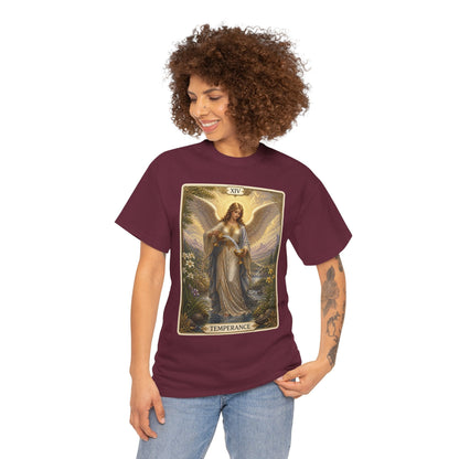 Temperance Tarot Tee — Angel Tarot Card T-Shirt - T-Shirt - Printify