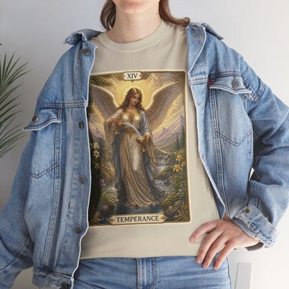 Temperance Tarot Tee — Angel Tarot Card T-Shirt - T-Shirt - Printify