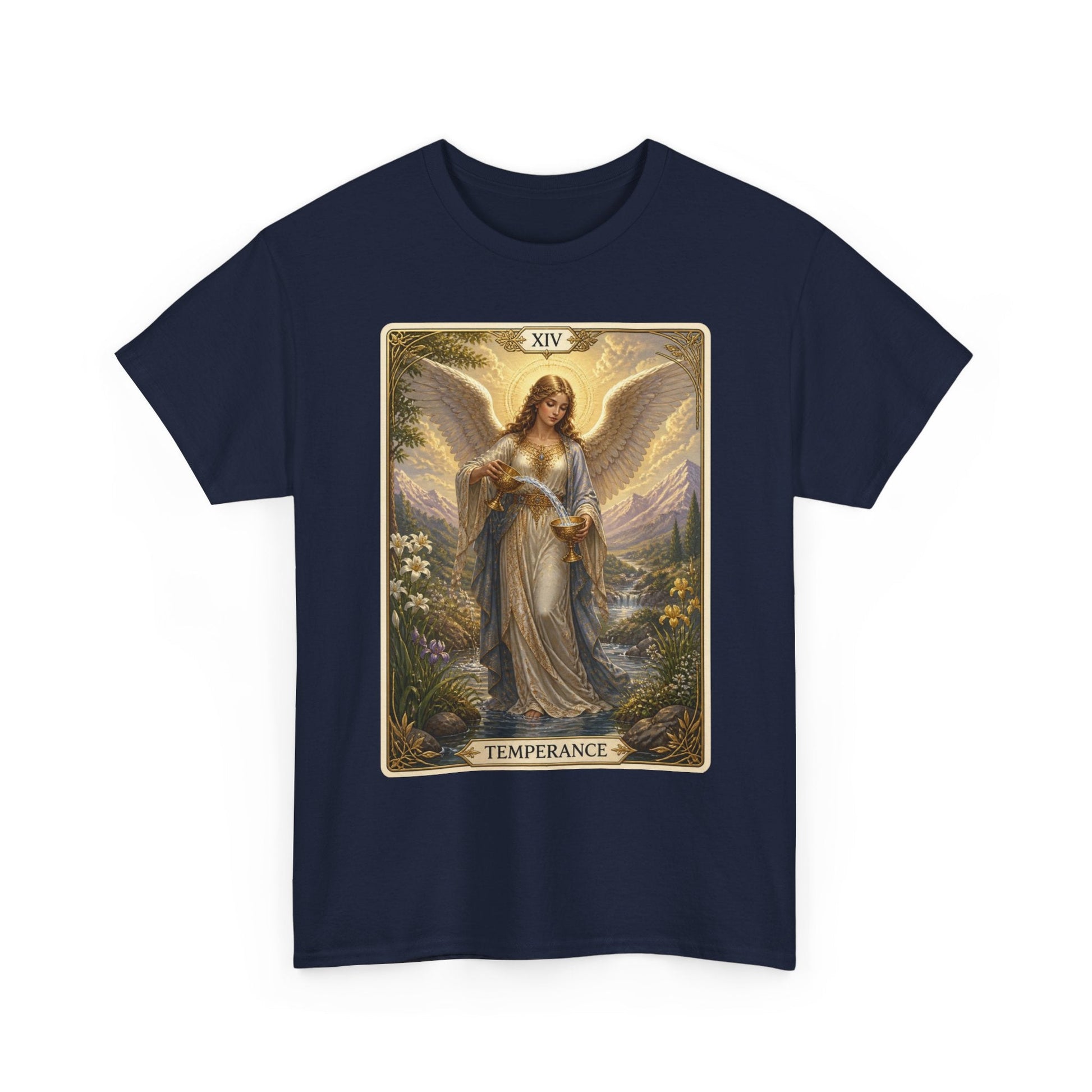 Temperance Tarot Tee — Angel Tarot Card T-Shirt - T-Shirt - Printify