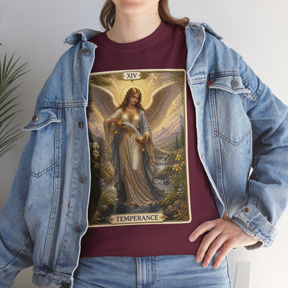 Temperance Tarot Tee — Angel Tarot Card T-Shirt - T-Shirt - Printify