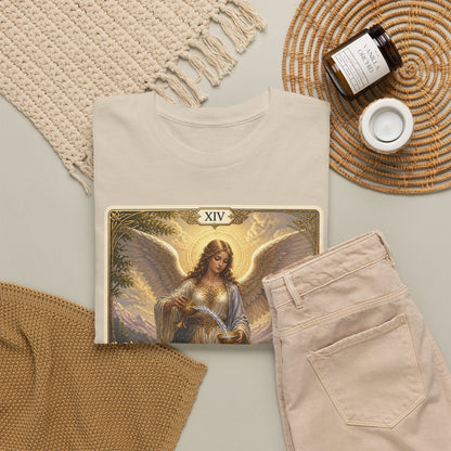 Temperance Tarot Tee — Angel Tarot Card T-Shirt - T-Shirt - Printify