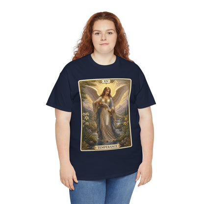 Temperance Tarot Tee — Angel Tarot Card T-Shirt - T-Shirt - Printify