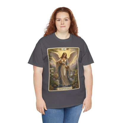 Temperance Tarot Tee — Angel Tarot Card T-Shirt - T-Shirt - Printify