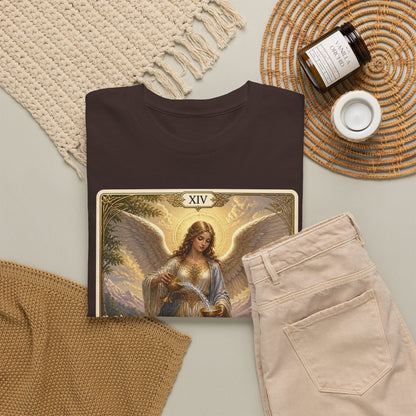 Temperance Tarot Tee — Angel Tarot Card T-Shirt - T-Shirt - Printify