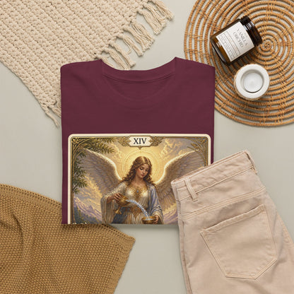 Temperance Tarot Tee — Angel Tarot Card T-Shirt - T-Shirt - Printify