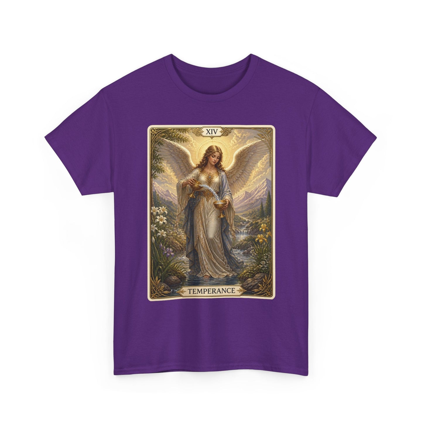 Temperance Tarot Tee — Angel Tarot Card T-Shirt - T-Shirt - Printify
