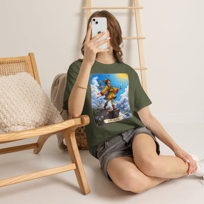 The Fool Tarot Card T-Shirt — Vibrant Mystical Tarot Tee - T-Shirt - Printify