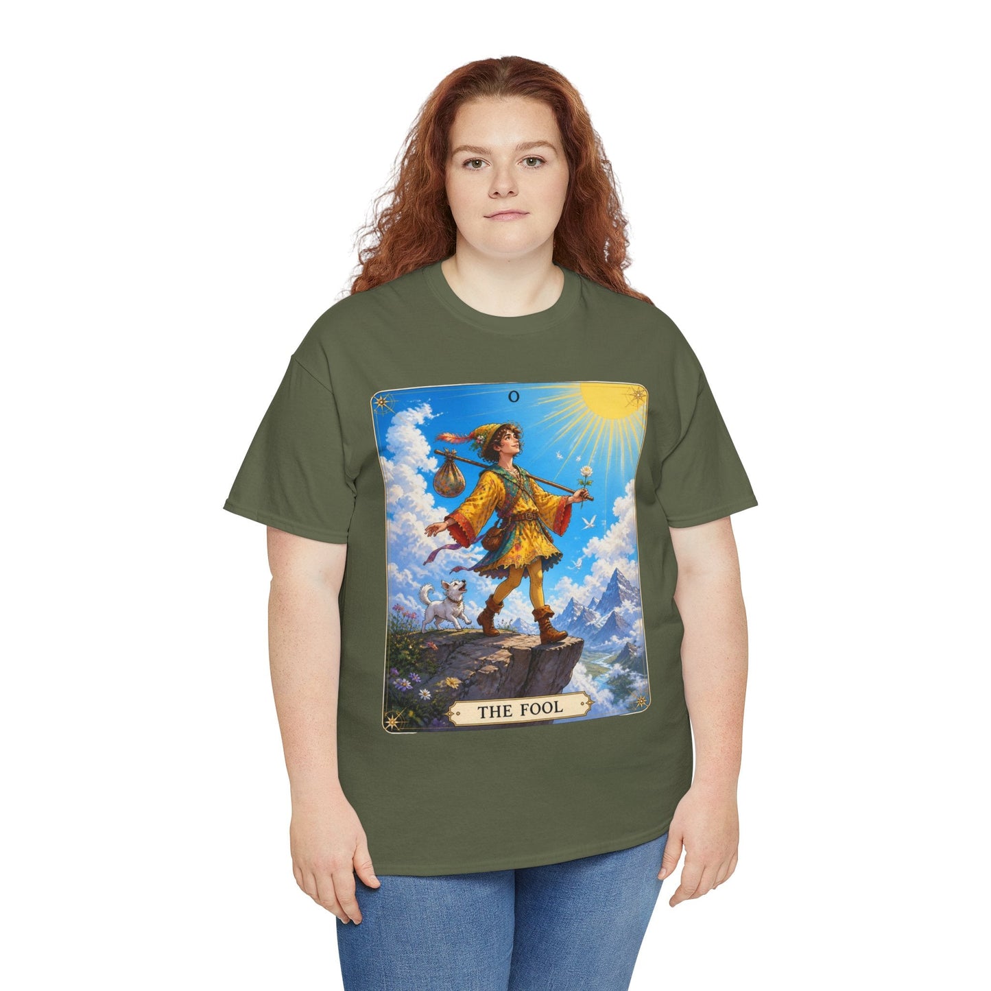 The Fool Tarot Card T-Shirt — Vibrant Mystical Tarot Tee - T-Shirt - Printify