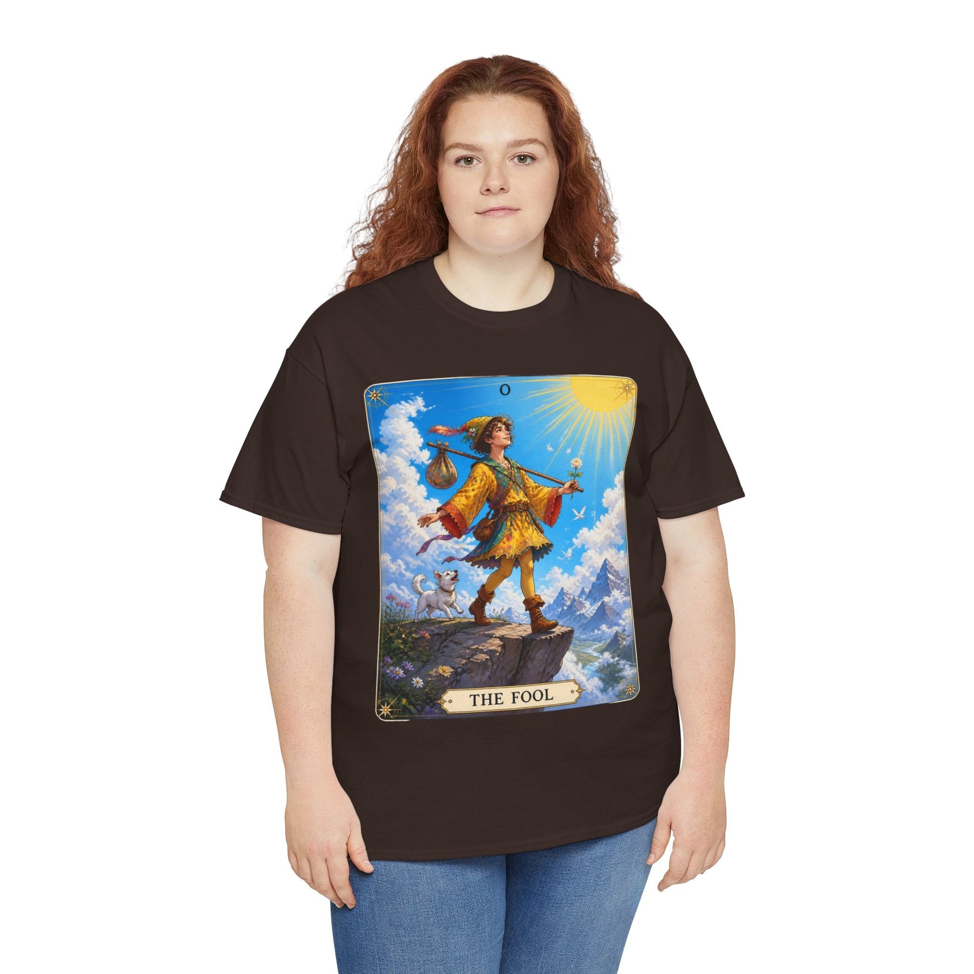 The Fool Tarot Card T-Shirt — Vibrant Mystical Tarot Tee - T-Shirt - Printify