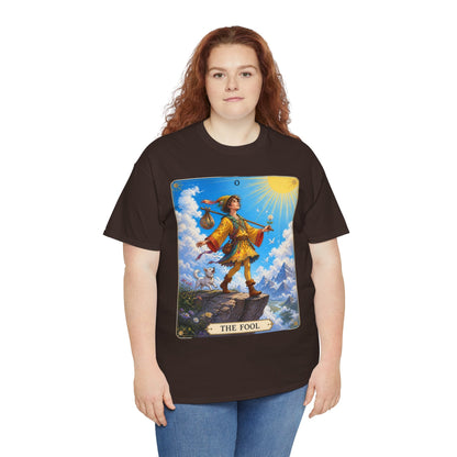 The Fool Tarot Card T-Shirt — Vibrant Mystical Tarot Tee - T-Shirt - Printify