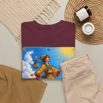 The Fool Tarot Card T-Shirt — Vibrant Mystical Tarot Tee - T-Shirt - Printify
