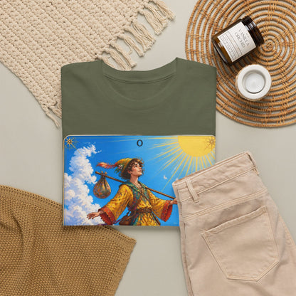 The Fool Tarot Card T-Shirt — Vibrant Mystical Tarot Tee - T-Shirt - Printify
